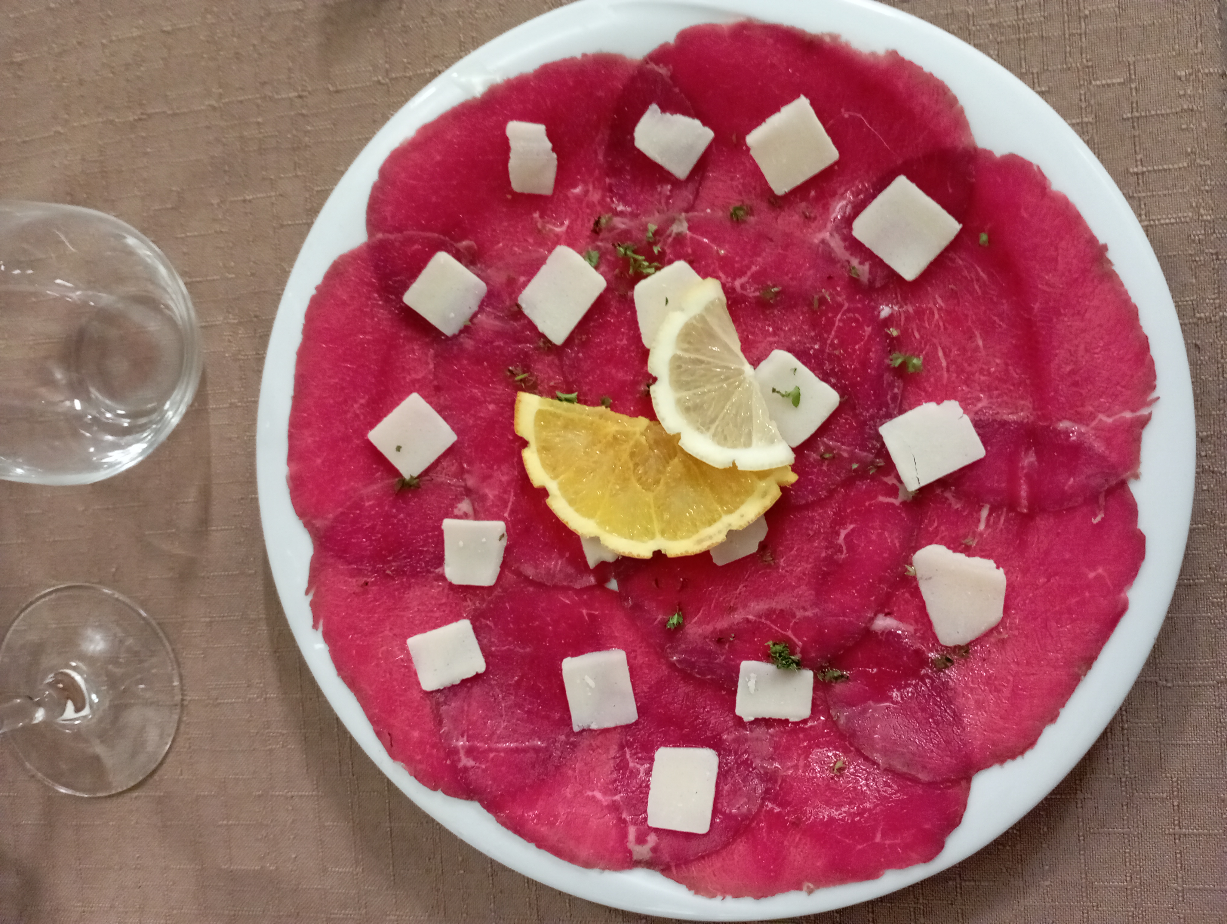 Carpaccio de boeuf